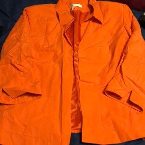 Orange jacket